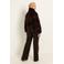 Maura by Claudia Strater winter faux fur jas - donkerbruin