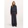 Beaumont wide leg broek met krijtstreep - donkerblauw