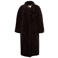 Beaumont winter faux fur jas - donkerbruin