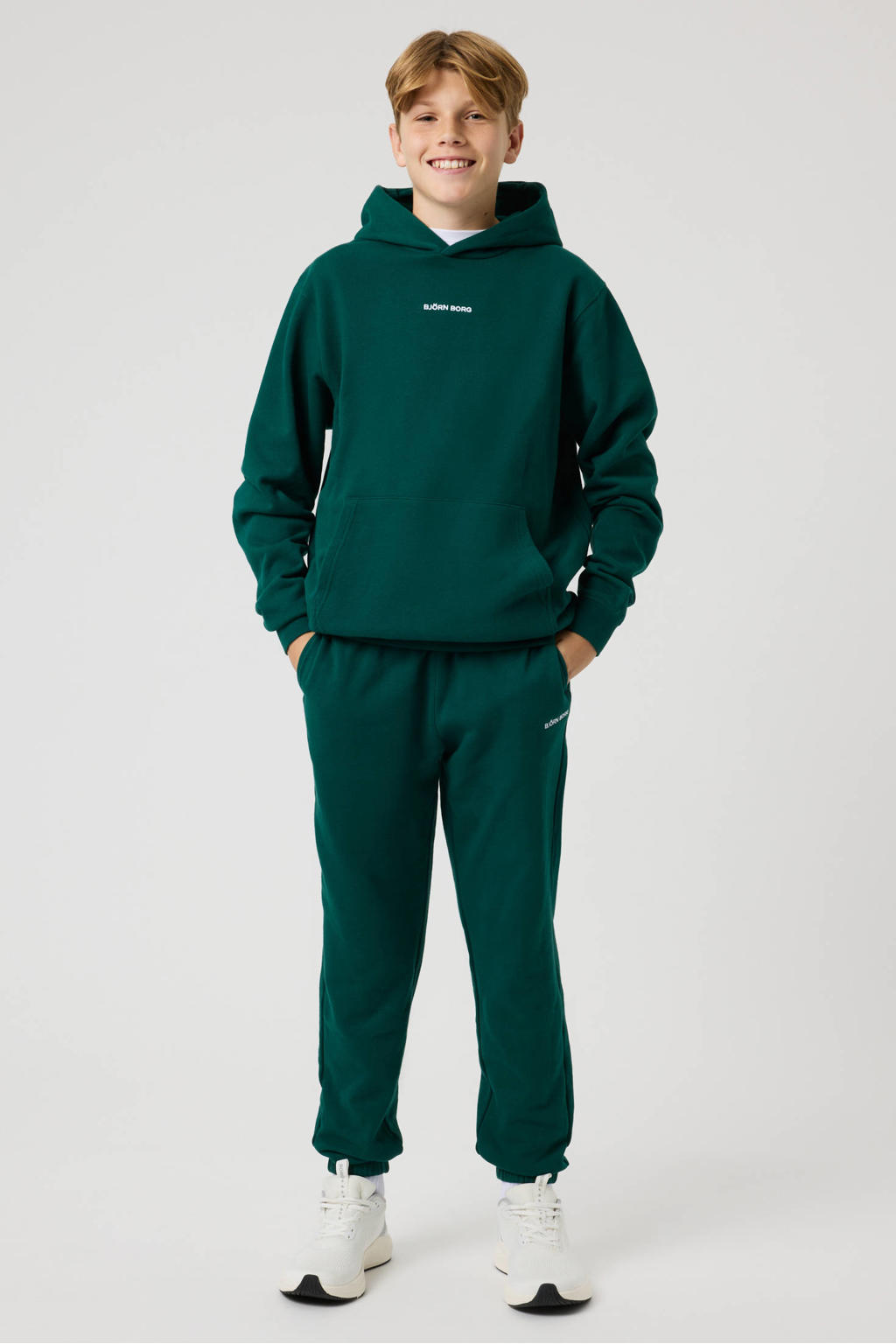 Björn Borg hoodie - donkergroen