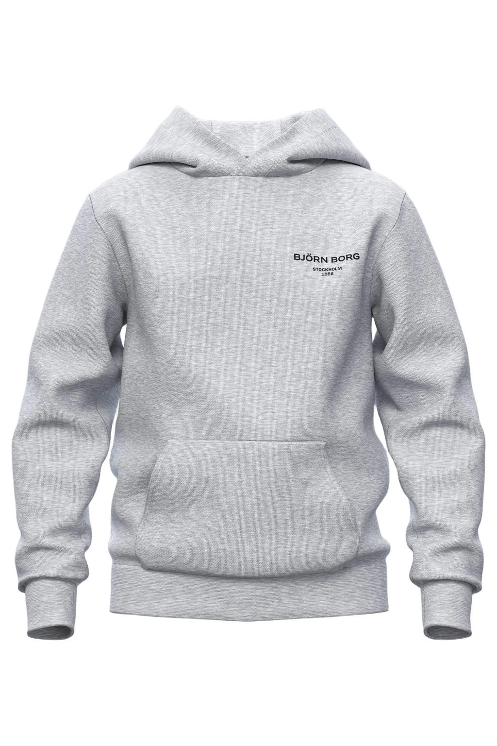 Björn Borg hoodie met logo - grijs