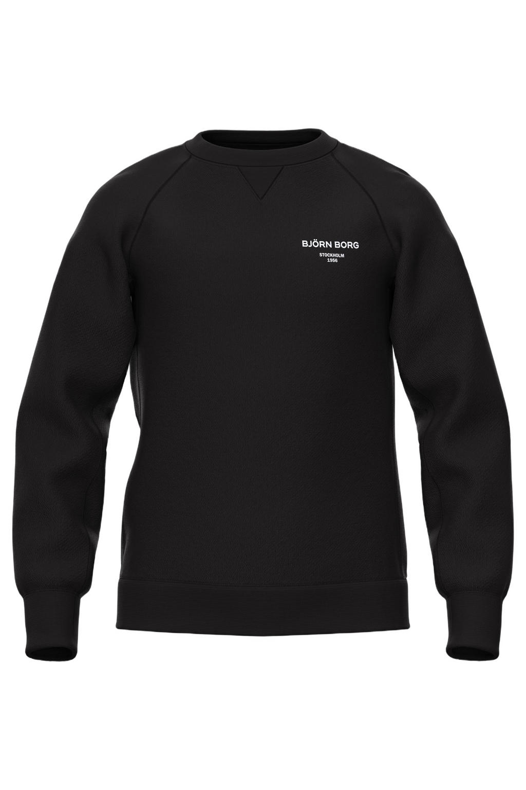 Björn Borg sweater met logo - zwart