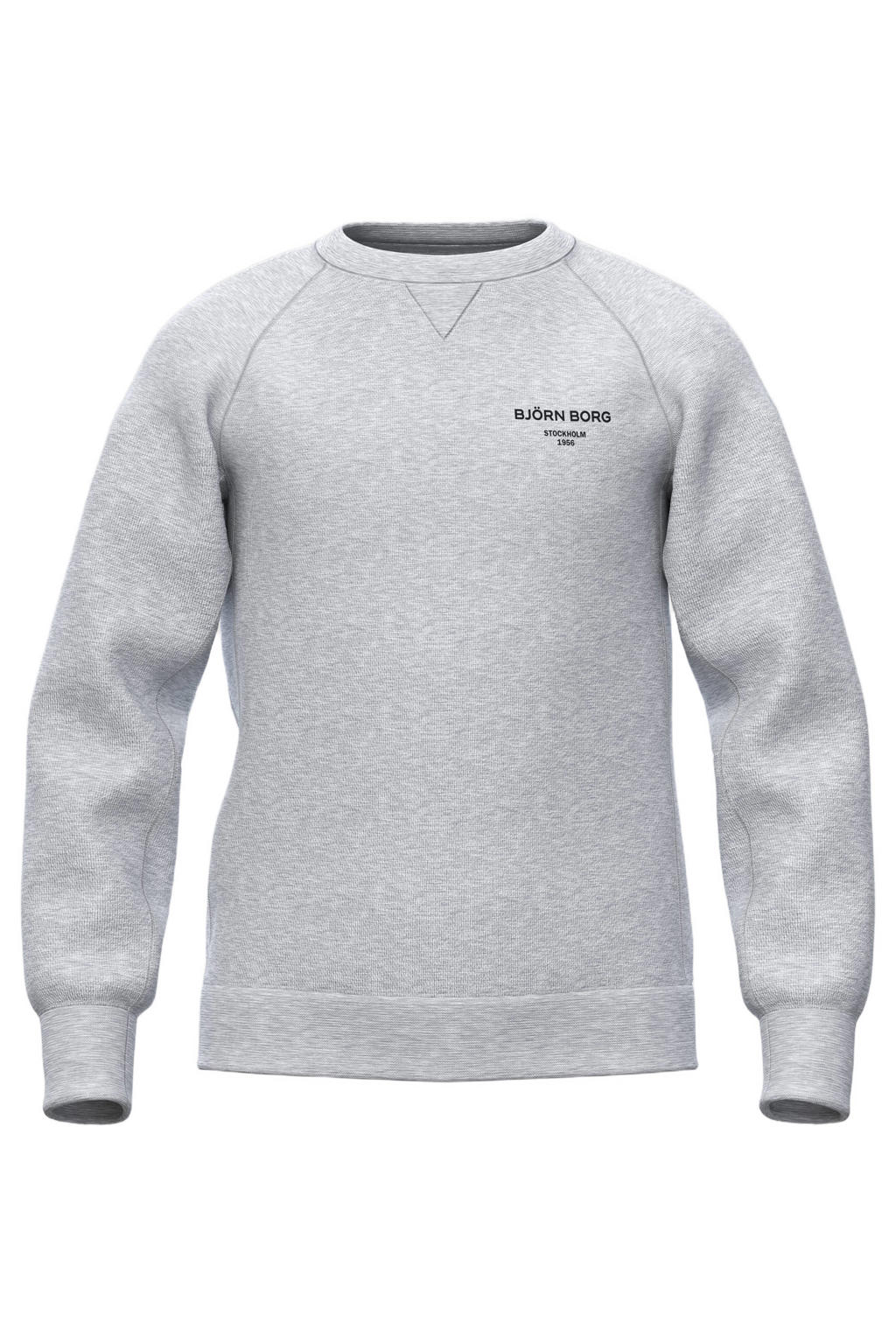 Björn Borg sweater met logo - grijs