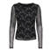 JDY top met print - zwart