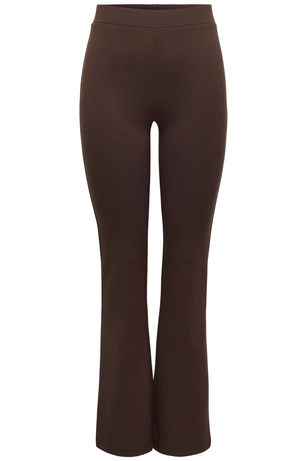 JDY high waist flared broek - bruin