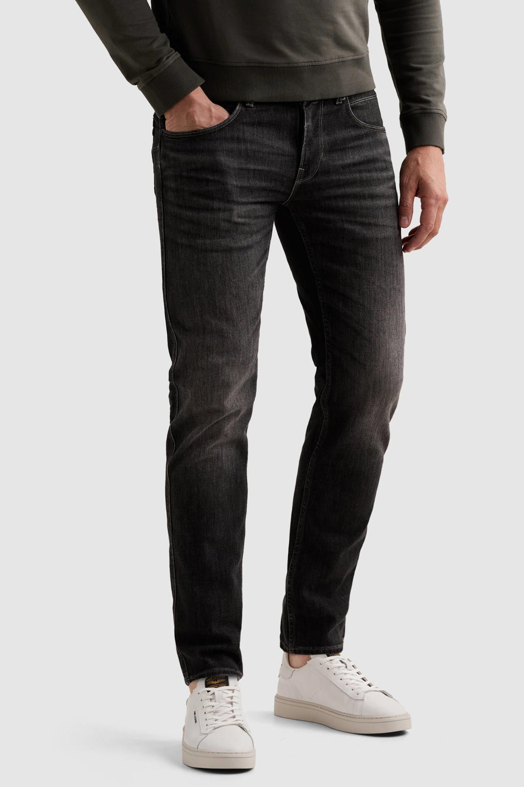 PME Legend NIGHTFLIGHT regular fit jeans - antraciet