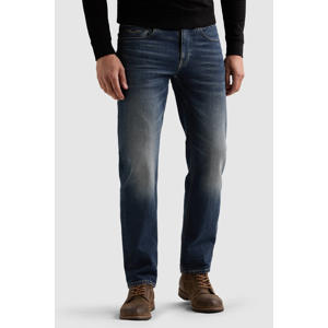 WINGLOAD relaxed fit straight leg jeans - donker indigo