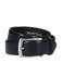 Manfield leren riem zwart