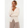 Ydence gebreid vest - ecru