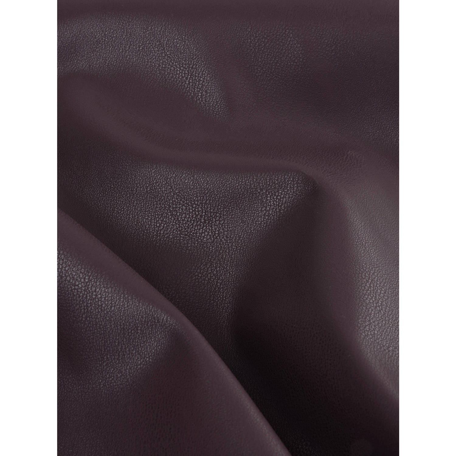 Ydence imitatieleren wide leg broek aubergine