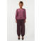 Ydence top met borduursels - roze