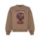 Ydence trui met print - taupe