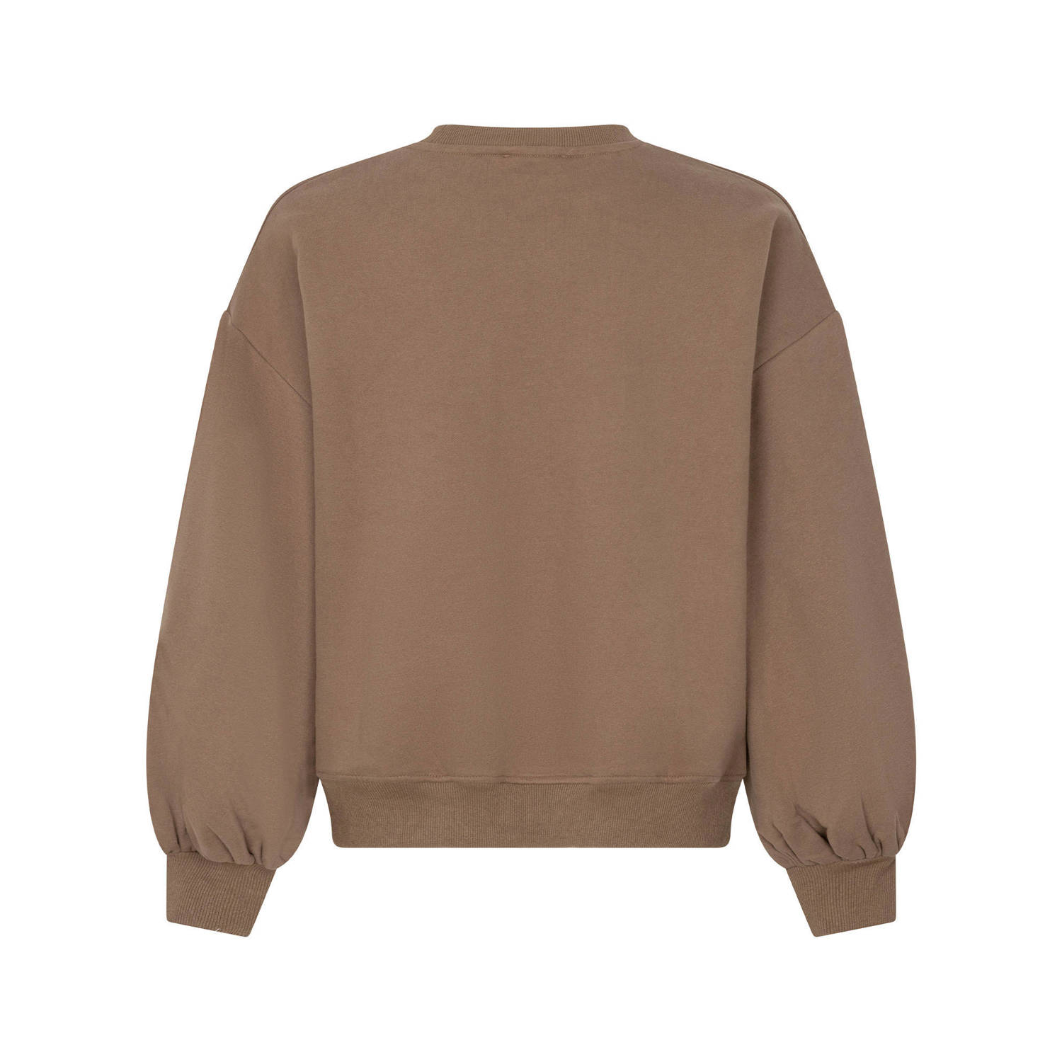 Ydence trui met print taupe