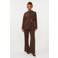 Ydence wide leg broek - bruin