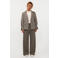 Ydence wide leg broek met plooien - groen
