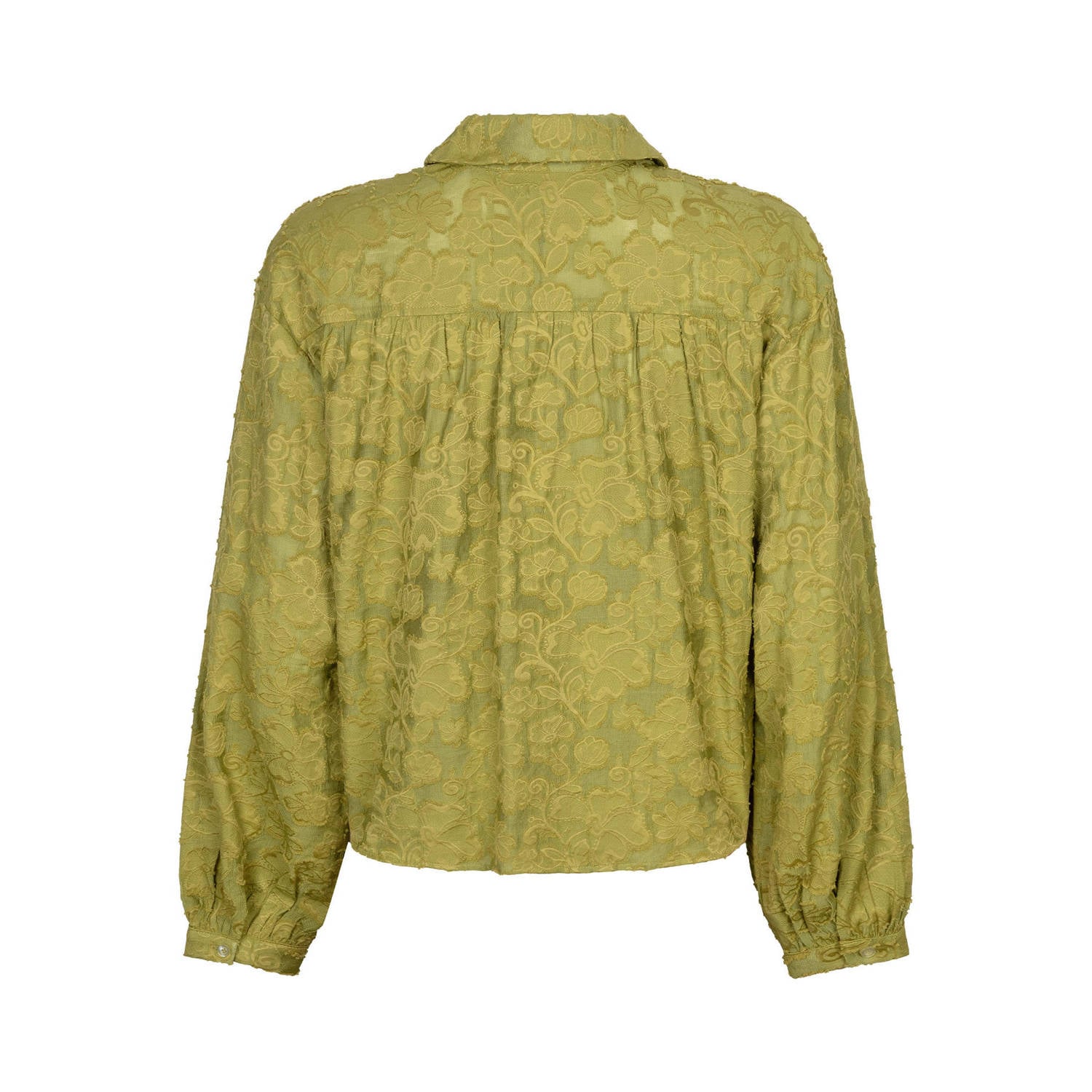 Ydence gebloemde blouse groen
