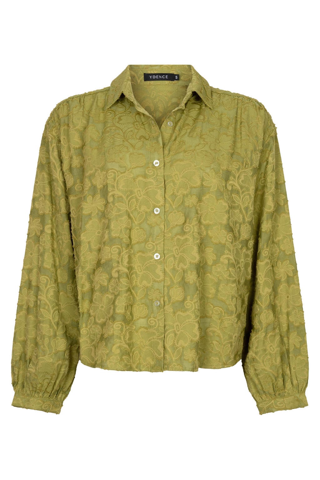 Ydence gebloemde blouse - groen