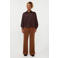 Ydence gebloemde blouse - bruin