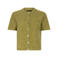 Ydence gebreid vest met wol - groen
