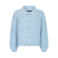 Ydence gebreid vest met wol - lichtblauw