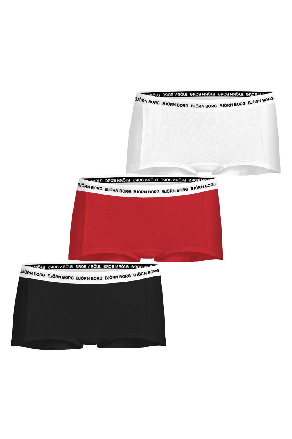 Björn Borg short - rood/wit/zwart
