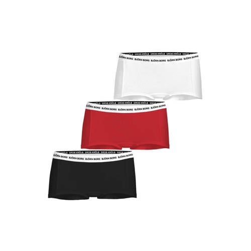 Björn Borg short rood/wit/zwart