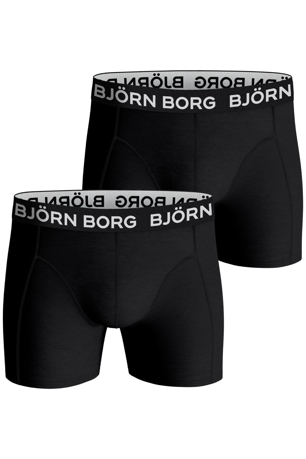 Björn Borg boxershorts - zwart (set van 2)