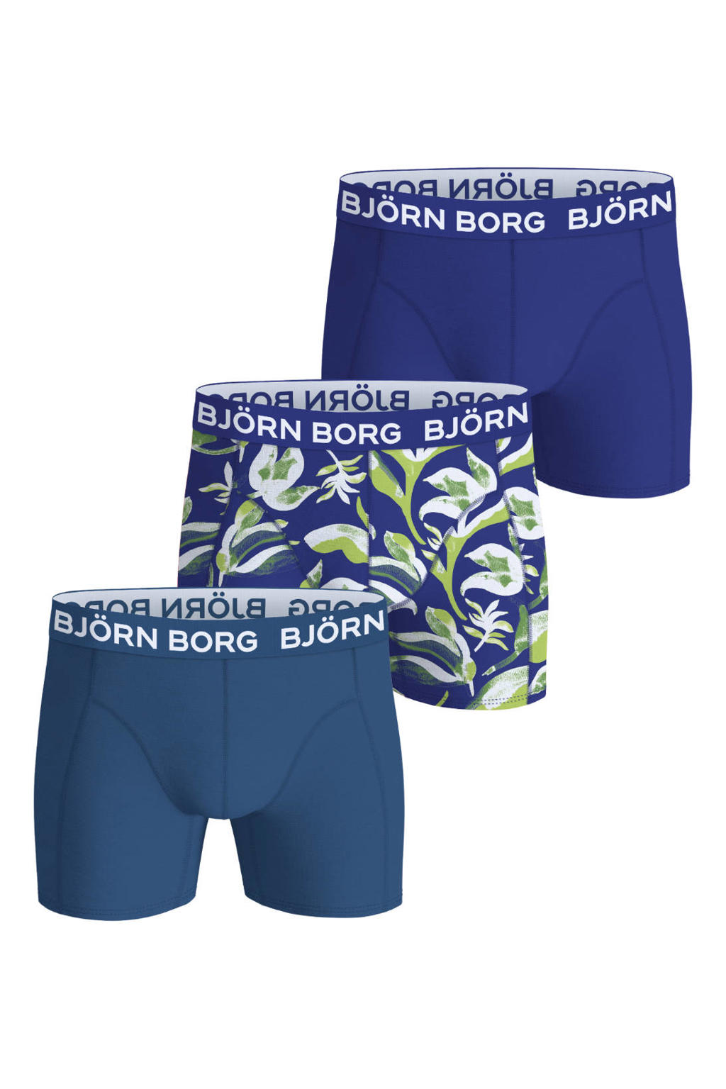 Björn Borg boxershorts - blauw (set van 3)