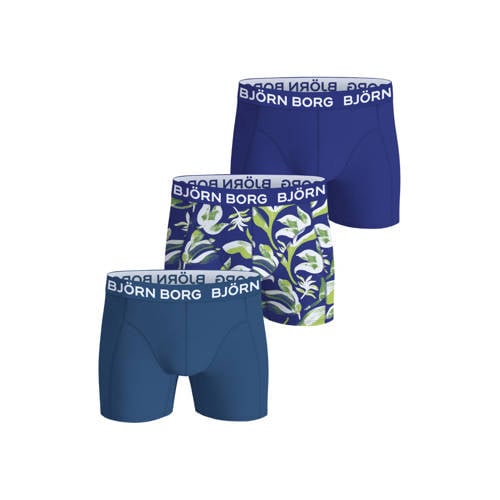 Björn Borg boxershorts blauw (set van 3)