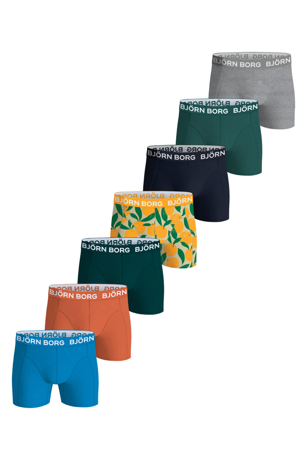 Björn Borg boxershorts - geel/meerkleurig (set van 7)