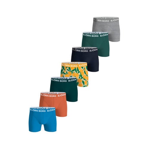 Björn Borg boxershorts geel/meerkleurig (set van 7) – Geel/multicolor