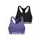 Björn Borg halter-bh's met print - paars/zwart (set van 2)