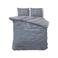 Sleeptime 2-persoons dekbedovertrek met print 200x220 cm - blauw