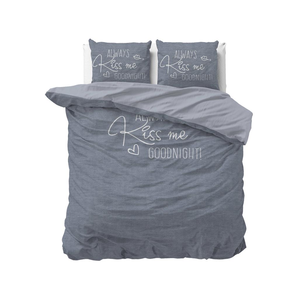 Sleeptime lits-jumeaux dekbedovertrek 240x220 cm - blauw