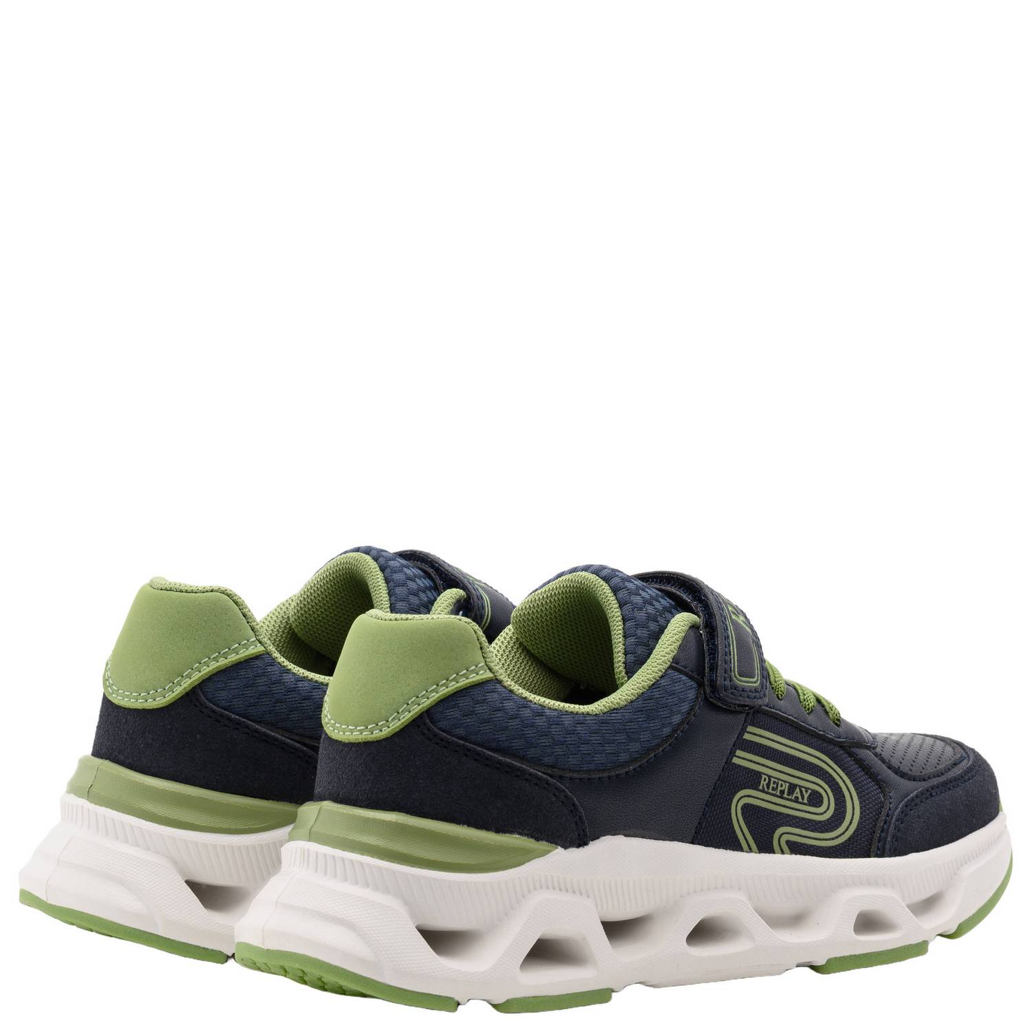 REPLAY sneakers blauw groen