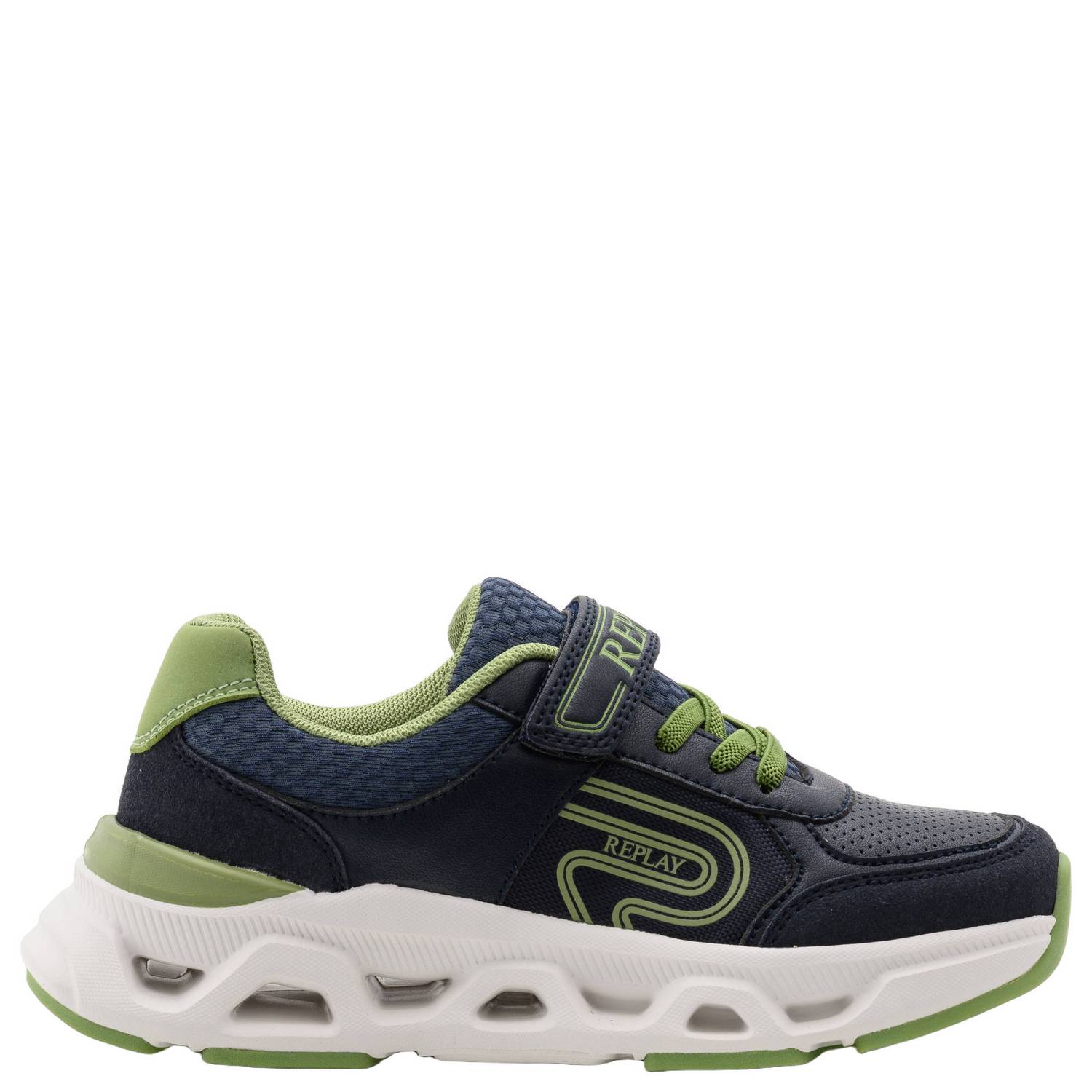 REPLAY sneakers blauw groen