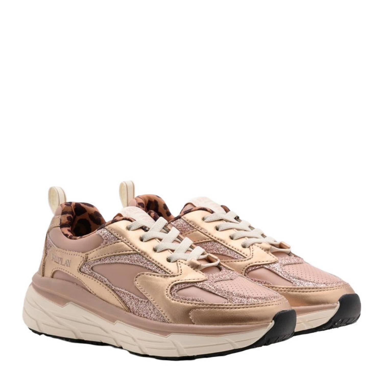 REPLAY sneakers roze goud