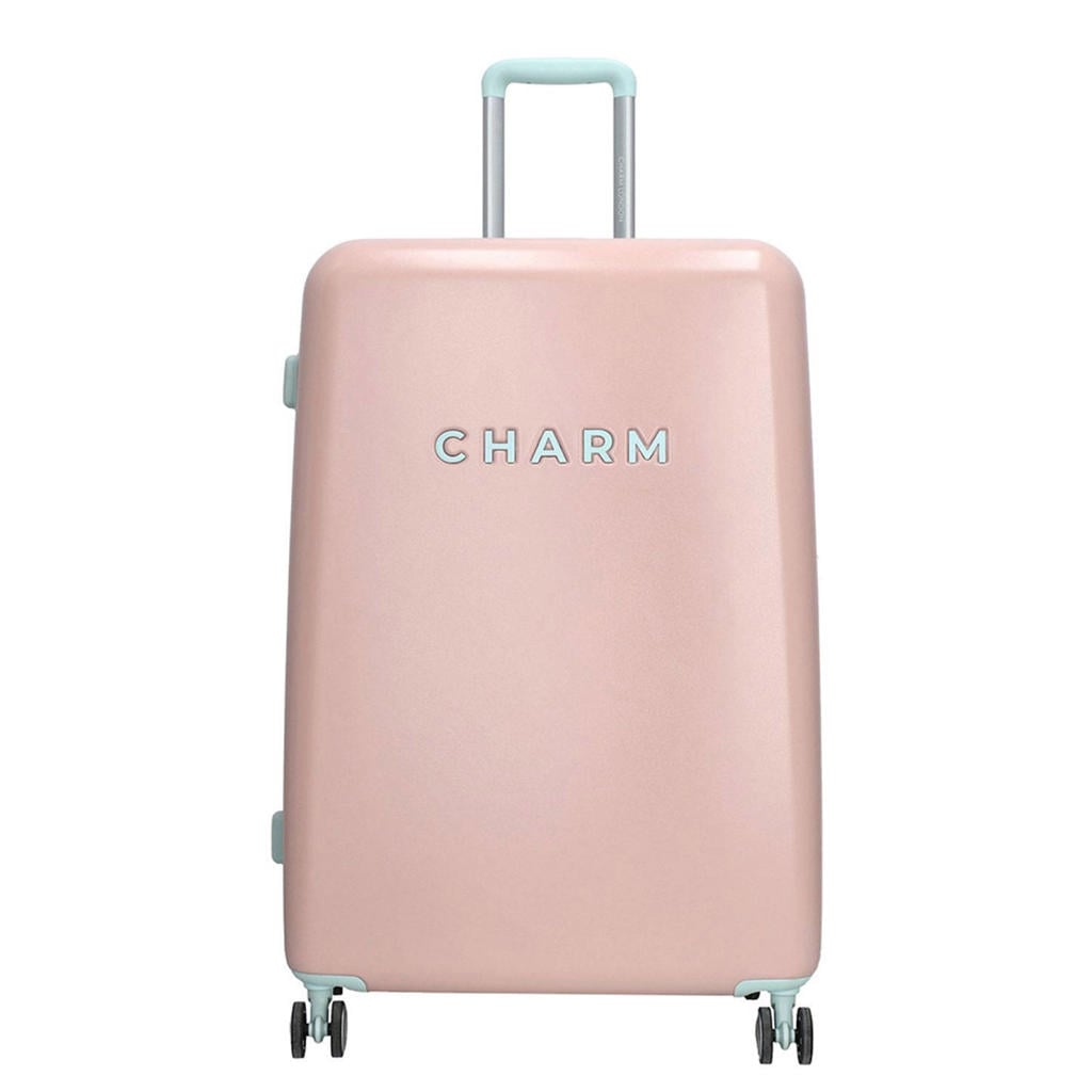 Charm koffer 75 cm - roze