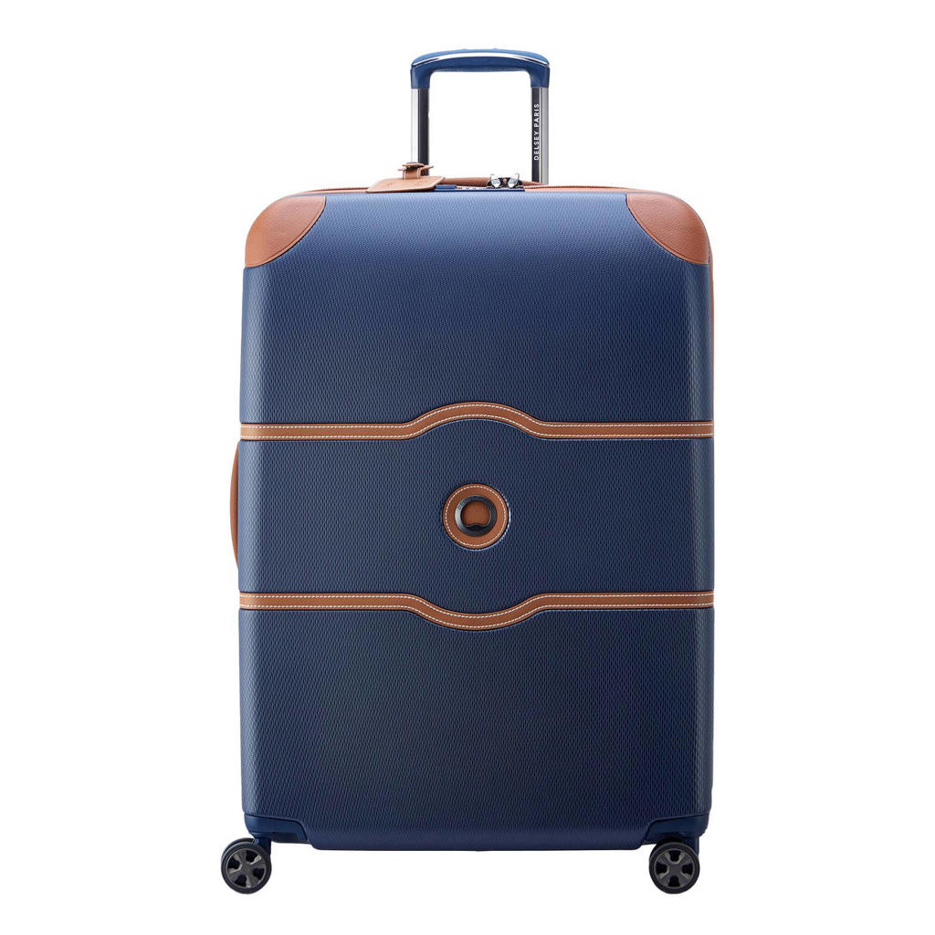 Delsey koffer 76.5 cm - blauw