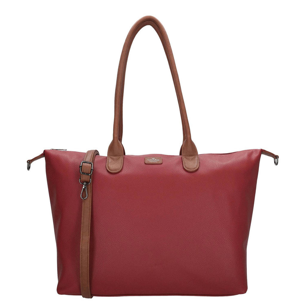 Charm London shopper Buckingham Palace donkerrood