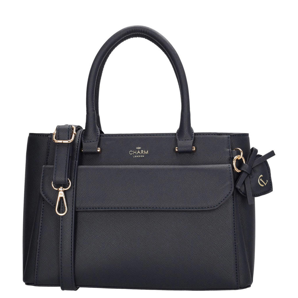 Charm London handtas Cambridge donkerblauw