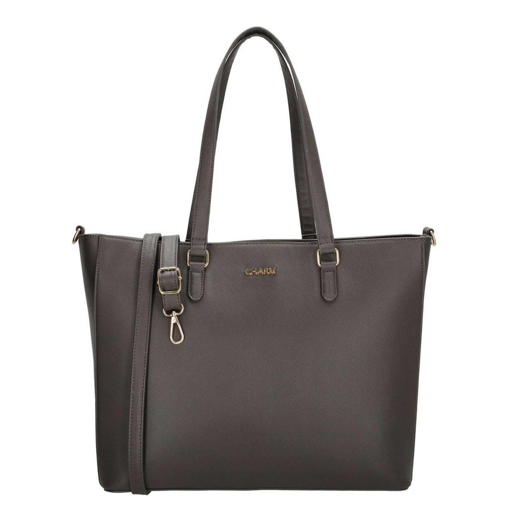 Charm London shopper Birmingham donkergrijs