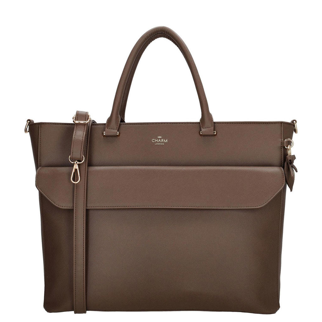 Charm London shopper Cambridge bruin