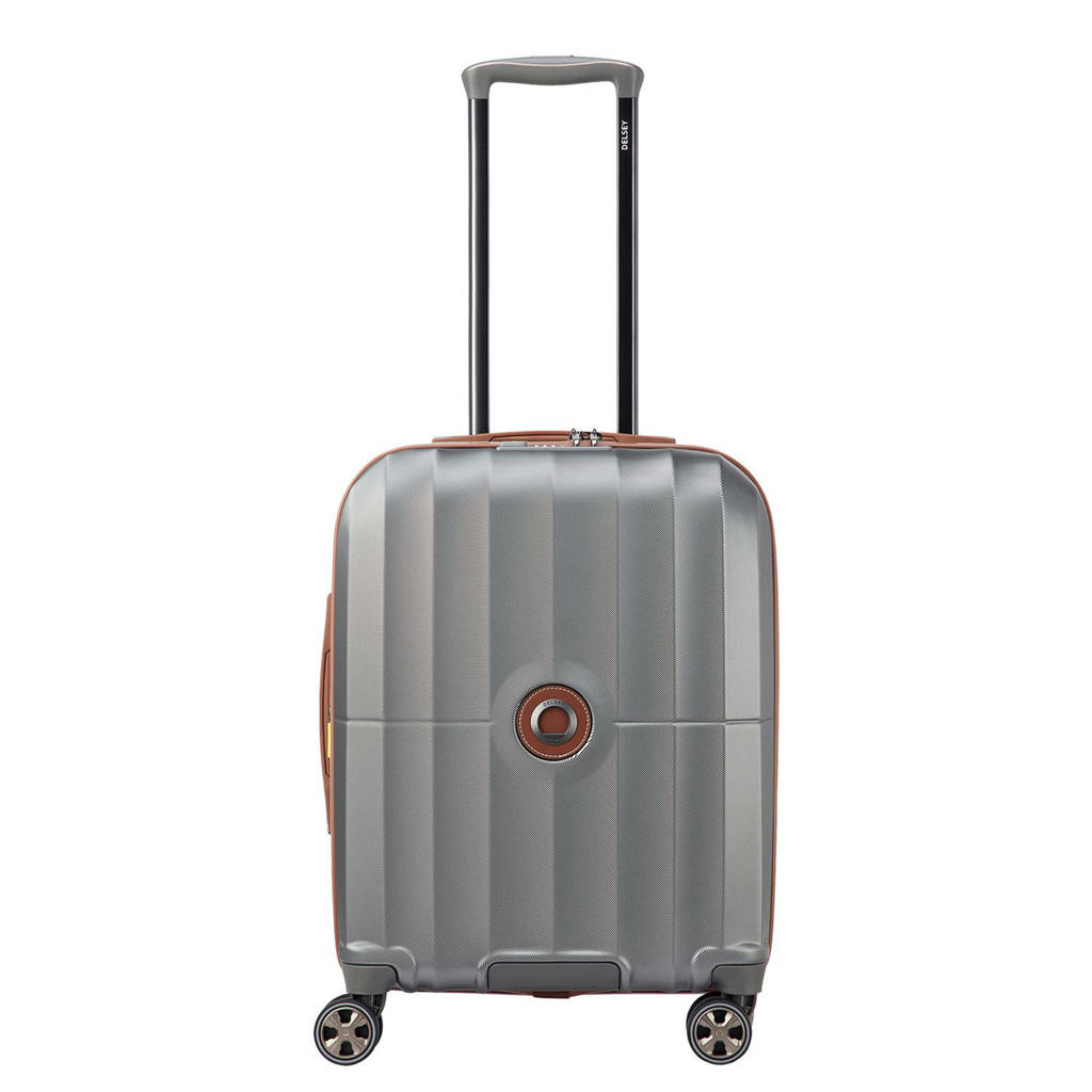 Delsey trolley Carrousel 2 55 cm Expandable zilverkleurig