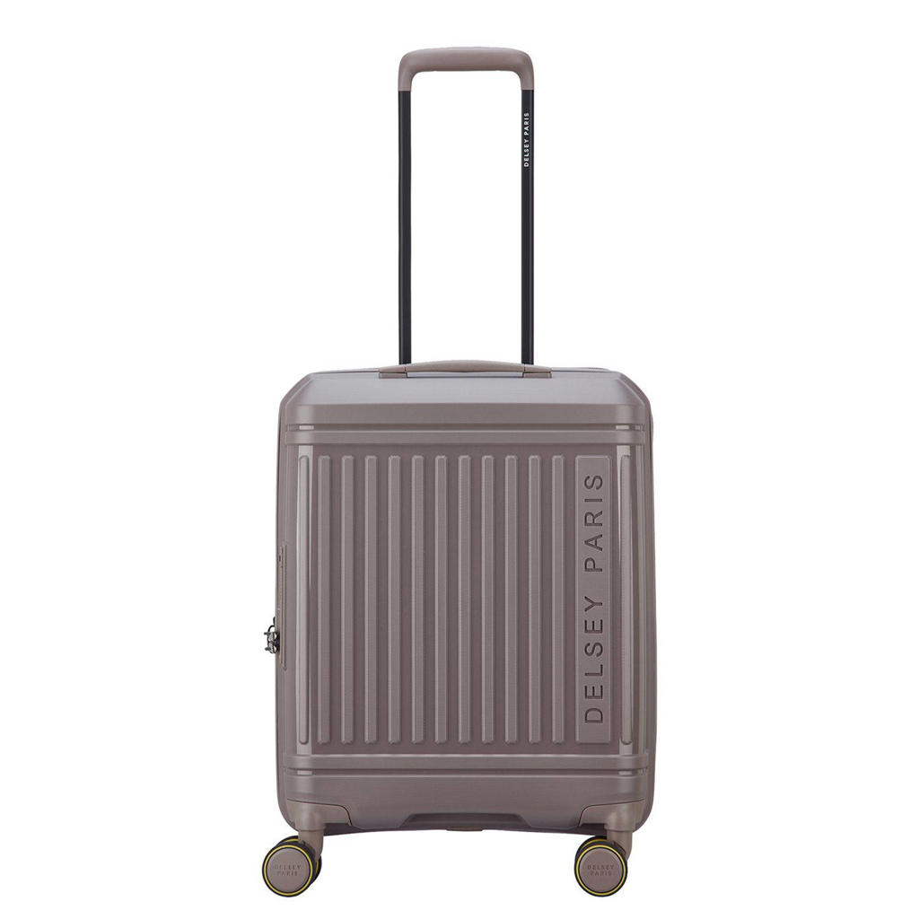 Delsey trolley Lutece 55/40 cm. Expandable bruin