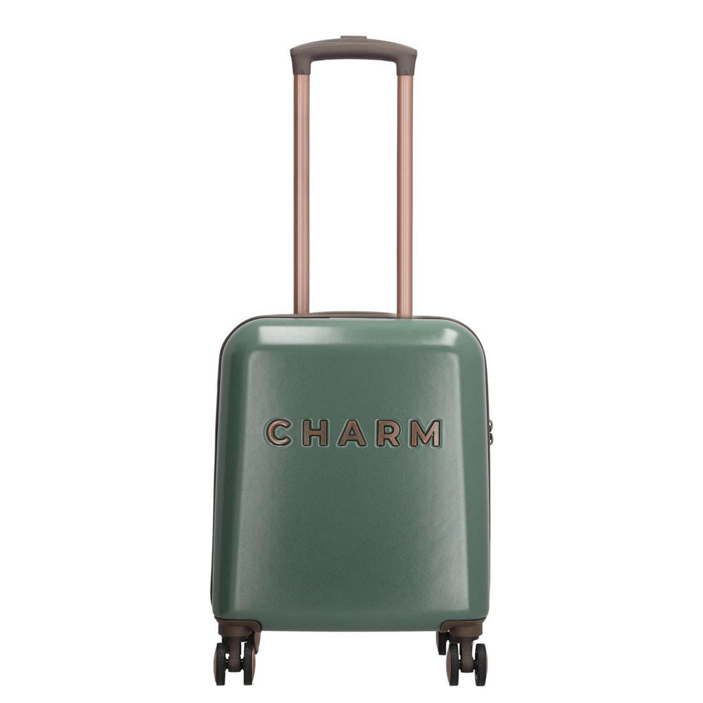 Charm koffer 45 cm - groen