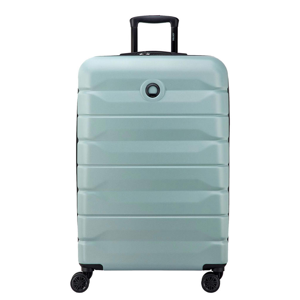 Delsey trolley Air Armour 77 cm. Expandable lichtblauw