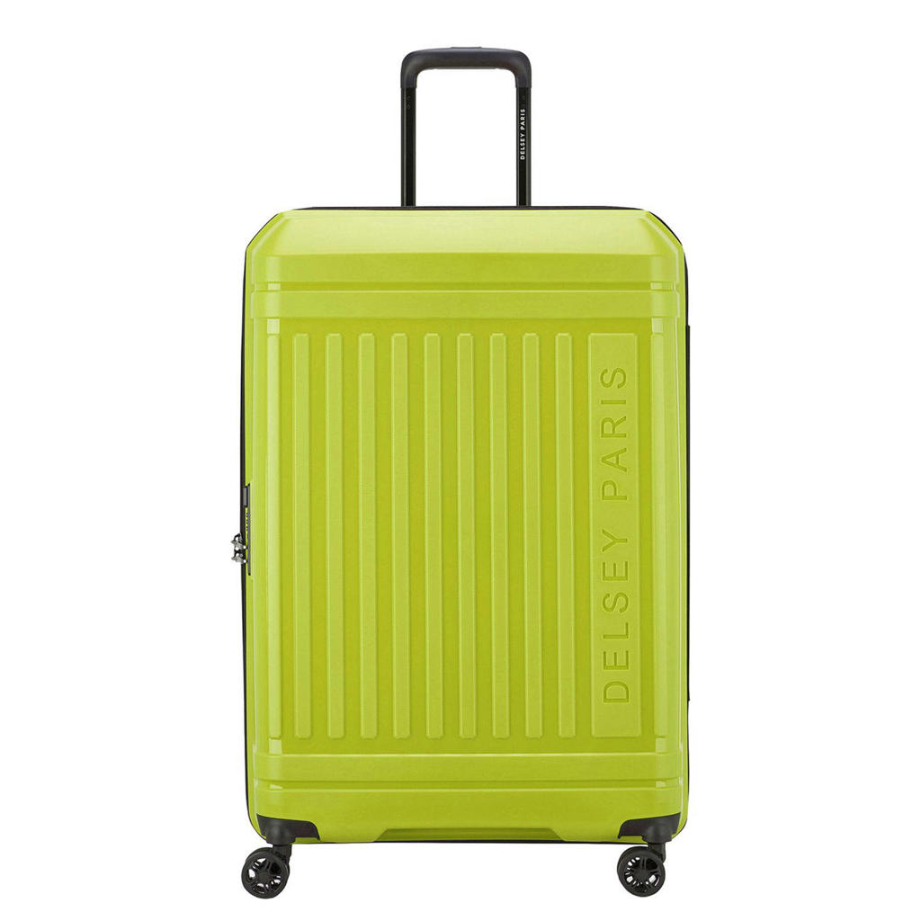 Delsey trolley Lutece SE 75 cm. Expandable limegroen