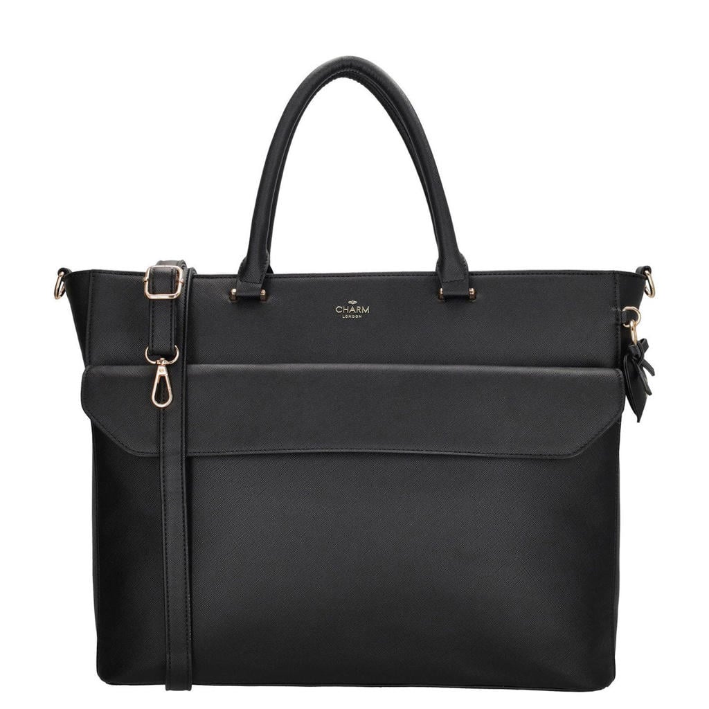 Charm London shopper Cambridge zwart