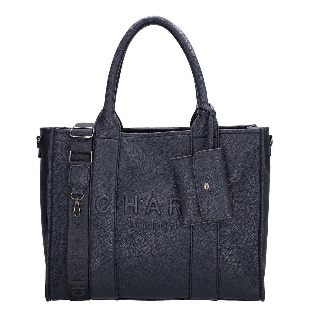 Charm London shopper Bond donkerblauw
